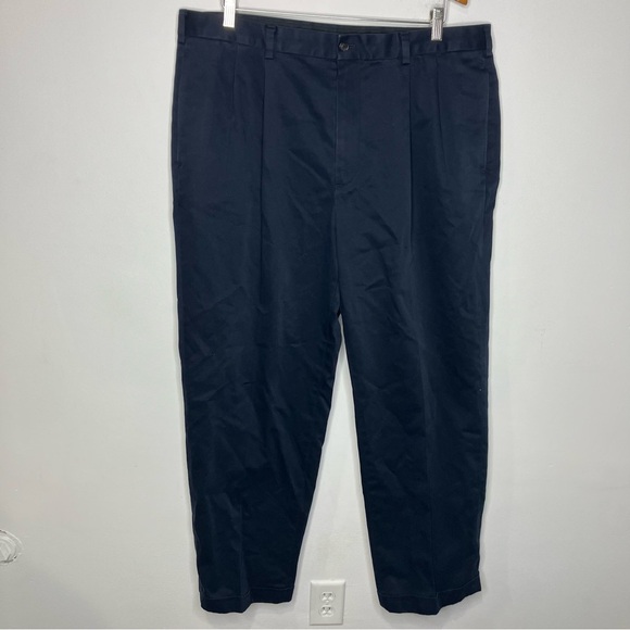 Brooks Brothers ‘346’ advantage chino Elliot navy blue men’s size 40 x 32 cotton - Picture 2 of 8